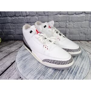 Nike Air Jordan 3 III Retro Mid White Cement Reimagined Men 18 New No Box